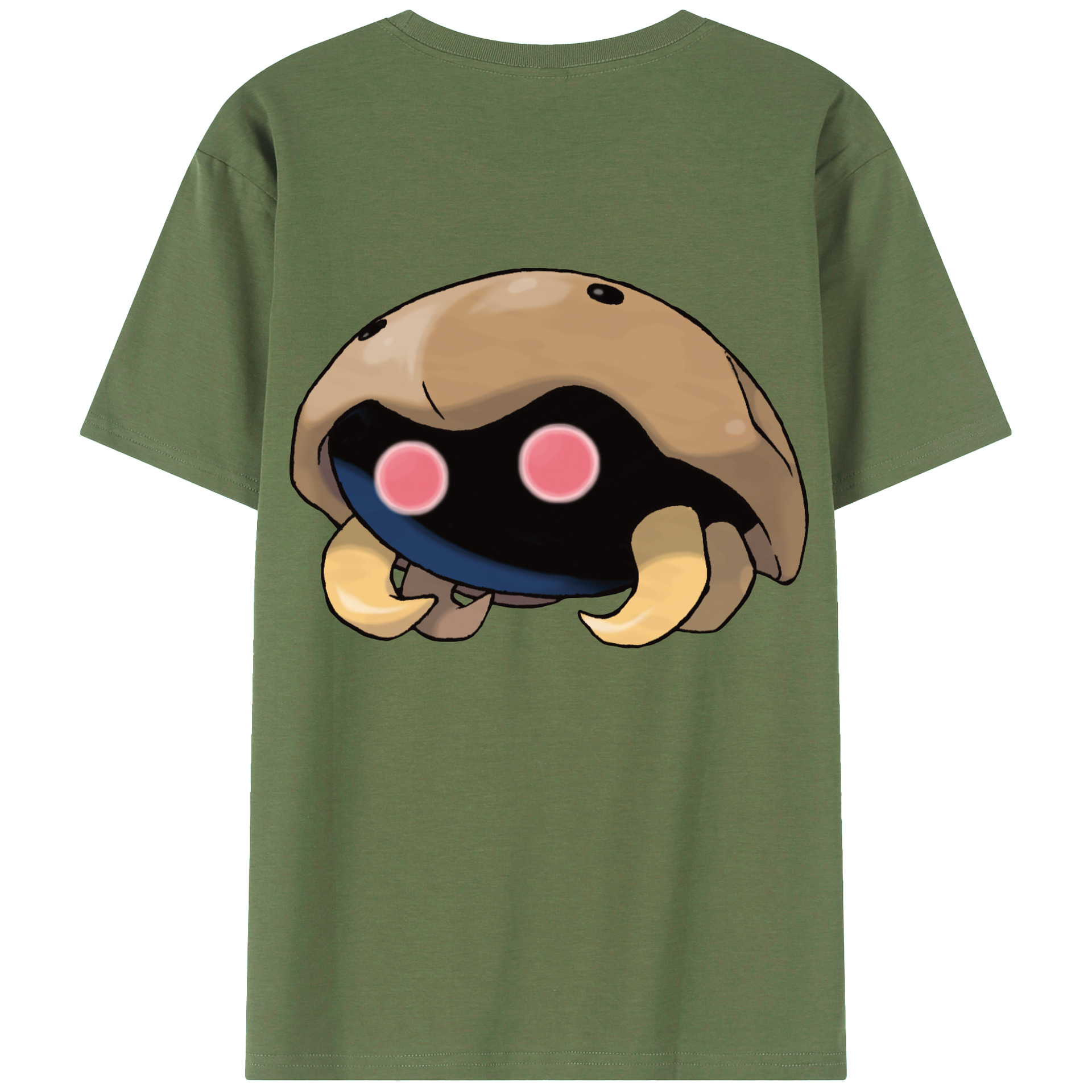 （画像用） ポケットモンスター Pokémon 綿100％ メンズ半袖Tシャツ（バックプリント） 通気性